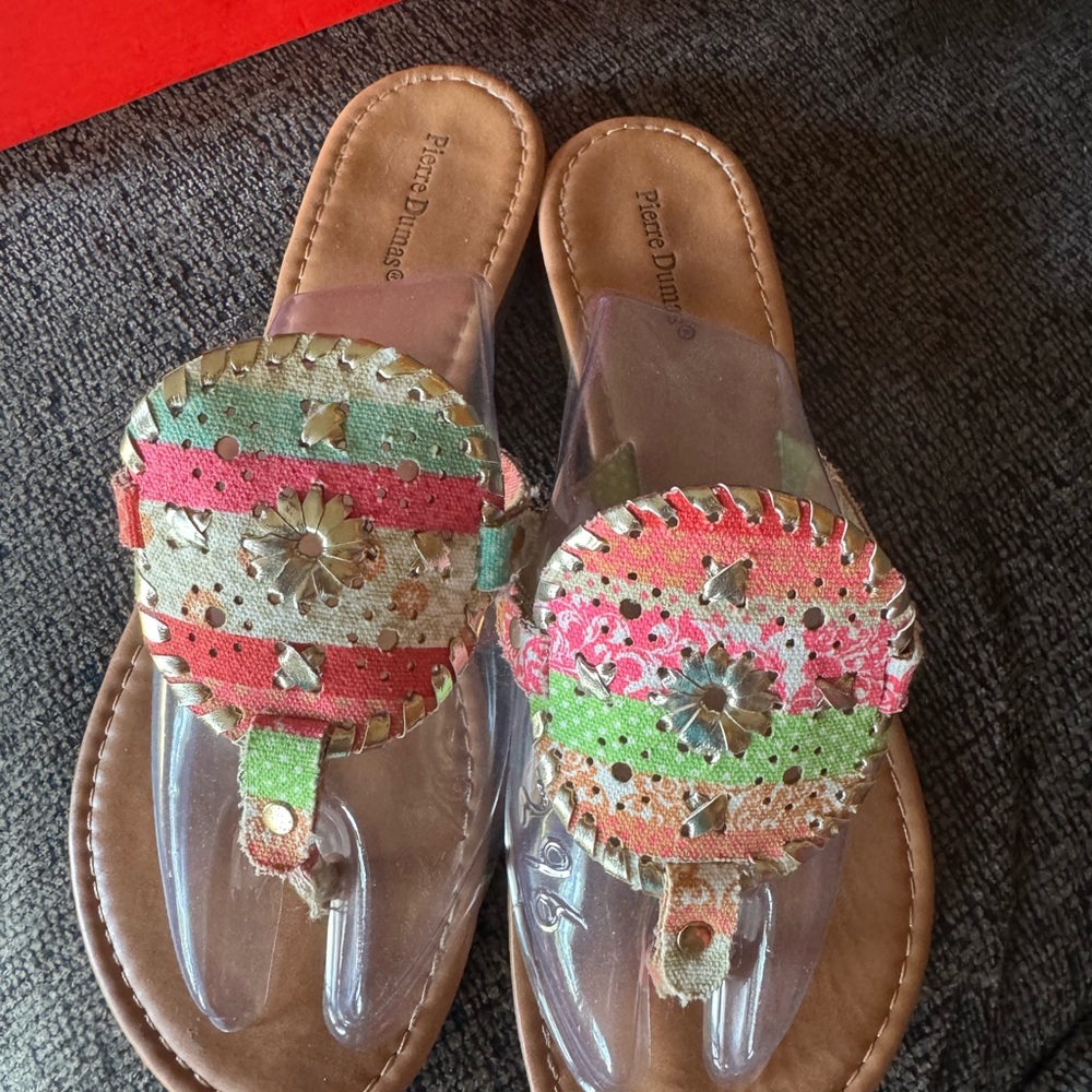 Pierre Dumas Women's Multicolor Sandals